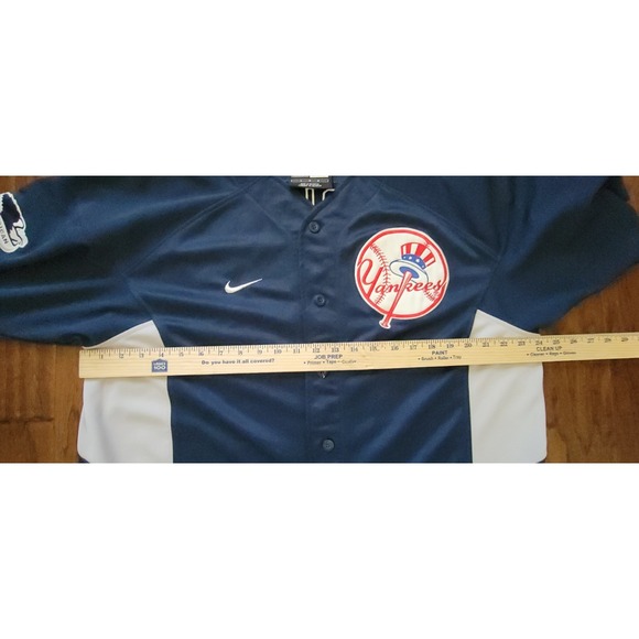 Vintage Nike Alex Rodriguez New York Yankees Blue MLB Jersey Sz L See DISCLOSURE - Picture 8 of 10